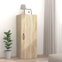 Sonoma oak engineered wood wall cabinet 34.5x34x90cm by vidaXL, Shelves and shelves - Ref: Foro24-812441, Price: 52,36 €, Dis...