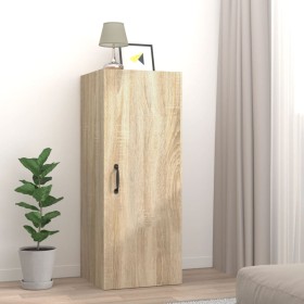 Sonoma oak engineered wood wall cabinet 34.5x34x90cm by vidaXL, Shelves and shelves - Ref: Foro24-812441, Price: 46,59 €, Dis...