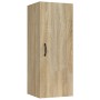 Sonoma oak engineered wood wall cabinet 34.5x34x90cm by vidaXL, Shelves and shelves - Ref: Foro24-812441, Price: 52,36 €, Dis...