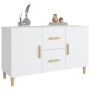 Hochglanzweißes Sideboard aus Holzwerkstoff, 100 x 36 x 60 cm von vidaXL, Sideboards - Ref: Foro24-812516, Preis: 96,34 €, Ra...