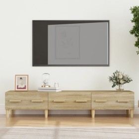 Mueble de TV madera contrachapada roble Sonoma 150x34,5x30 cm de vidaXL, Muebles TV - Ref: Foro24-812639, Precio: 84,99 €, De...