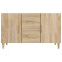 Aparador de madera de ingeniería roble Sonoma 100x36x60 cm de vidaXL, Aparadores - Ref: Foro24-812513, Precio: 91,11 €, Descu...