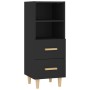 Black plywood sideboard 34.5x34x90 cm by vidaXL, Sideboards - Ref: Foro24-812358, Price: 58,91 €, Discount: %