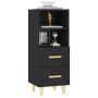 Black plywood sideboard 34.5x34x90 cm by vidaXL, Sideboards - Ref: Foro24-812358, Price: 58,91 €, Discount: %