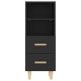 Black plywood sideboard 34.5x34x90 cm by vidaXL, Sideboards - Ref: Foro24-812358, Price: 58,91 €, Discount: %