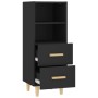 Black plywood sideboard 34.5x34x90 cm by vidaXL, Sideboards - Ref: Foro24-812358, Price: 58,91 €, Discount: %