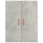Betongrauer Hängewandschrank 69,5x34x90 cm von vidaXL, Sideboards - Ref: Foro24-812262, Preis: 74,91 €, Rabatt: %