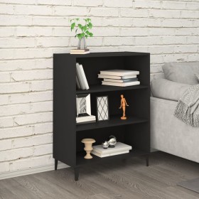 Black plywood sideboard 69.5x32.5x90 cm by vidaXL, Sideboards - Ref: Foro24-812250, Price: 55,99 €, Discount: %