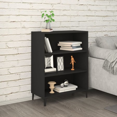 Black plywood sideboard 69.5x32.5x90 cm by vidaXL, Sideboards - Ref: Foro24-812250, Price: 58,14 €, Discount: %