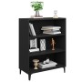 Black plywood sideboard 69.5x32.5x90 cm by vidaXL, Sideboards - Ref: Foro24-812250, Price: 58,14 €, Discount: %