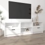 Mueble de TV madera contrachapada blanco brillo 150x33,5x45 cm de vidaXL, Muebles TV - Ref: Foro24-811463, Precio: 111,15 €, ...