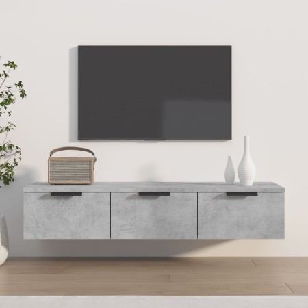 Engineered wood gray concrete wall cabinet 102x30x20cm by vidaXL, Shelves and shelves - Ref: Foro24-811407, Price: 80,67 €, D...