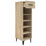 Mueble zapatero madera contrachapada roble Sonoma 30x35x105 cm de vidaXL, Zapateros y organizadores de calzado - Ref: Foro24-...