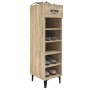 Shoe cabinet made of Sonoma oak plywood 30x35x105 cm by vidaXL, Shoe racks and shoe organizers - Ref: Foro24-812810, Price: 6...