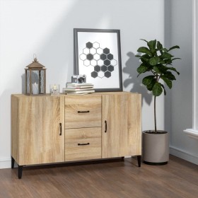 Engineered wood sideboard in Sonoma oak, 100x36x60 cm. by vidaXL, Sideboards - Ref: Foro24-812522, Price: 88,77 €, Discount: %