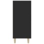 Aparador de madera de ingeniería negro 90x34x80 cm de vidaXL, Aparadores - Ref: Foro24-812493, Precio: 95,36 €, Descuento: %