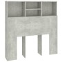 Mueble cabecero gris hormigón 100x19x103,5 cm de vidaXL, Cabeceros y pies de cama - Ref: Foro24-811848, Precio: 49,26 €, Desc...