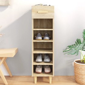 Sonoma oak plywood shoe rack furniture 30x35x105 cm by vidaXL, Shoe racks and shoe organizers - Ref: Foro24-812801, Price: 58...