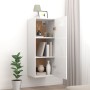 Glossy white plywood wall cabinet 34.5x34x90 cm by vidaXL, Shelves and shelves - Ref: Foro24-812435, Price: 41,16 €, Discount: %