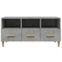 Mueble de TV madera de ingeniería gris hormigón 102x36x50 cm de vidaXL, Muebles TV - Ref: Foro24-812604, Precio: 69,99 €, Des...