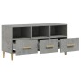 Mueble de TV madera de ingeniería gris hormigón 102x36x50 cm de vidaXL, Muebles TV - Ref: Foro24-812604, Precio: 69,99 €, Des...