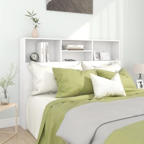 Mueble cabecero blanco 140x19x103,5 cm de vidaXL, Cabeceros y pies de cama - Ref: Foro24-811862, Precio: 74,08 €, Descuento: %