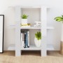 Glänzend weißes Regal/Raumteiler 80x30x87 cm von vidaXL, Bücherregale und Regale - Ref: Foro24-811589, Preis: 35,80 €, Rabatt: %