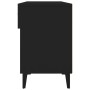 Black plywood shoe cabinet 102x35x55 cm by vidaXL, Shoe racks and shoe organizers - Ref: Foro24-812826, Price: 93,01 €, Disco...