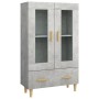 Concrete gray plywood sideboard 70x31x115 cm by vidaXL, Sideboards - Ref: Foro24-812550, Price: 82,55 €, Discount: %