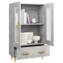 Concrete gray plywood sideboard 70x31x115 cm by vidaXL, Sideboards - Ref: Foro24-812550, Price: 82,55 €, Discount: %