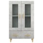 Concrete gray plywood sideboard 70x31x115 cm by vidaXL, Sideboards - Ref: Foro24-812550, Price: 82,55 €, Discount: %