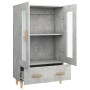 Concrete gray plywood sideboard 70x31x115 cm by vidaXL, Sideboards - Ref: Foro24-812550, Price: 82,55 €, Discount: %