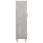 Aparador de madera contrachapada gris hormigón 70x31x115 cm de vidaXL, Aparadores - Ref: Foro24-812550, Precio: 82,55 €, Desc...