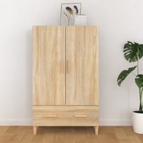 Aparador madera contrachapada roble Sonoma 70x31x115 cm de vidaXL, Aparadores - Ref: Foro24-812531, Precio: 95,64 €, Descuent...