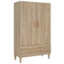 Aparador madera contrachapada roble Sonoma 70x31x115 cm de vidaXL, Aparadores - Ref: Foro24-812531, Precio: 96,58 €, Descuent...