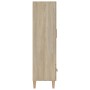 Aparador madera contrachapada roble Sonoma 70x31x115 cm de vidaXL, Aparadores - Ref: Foro24-812531, Precio: 96,58 €, Descuent...