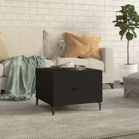 Coffee table with black metal legs 50x50x40 cm by vidaXL, Coffee table - Ref: Foro24-812728, Price: 41,99 €, Discount: %