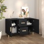 Aparador de madera de ingeniería negro 100x36x60 cm de vidaXL, Aparadores - Ref: Foro24-812511, Precio: 81,01 €, Descuento: %