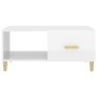 Glossy white plywood coffee table 89.5x50x40 cm by vidaXL, Coffee table - Ref: Foro24-812660, Price: 51,99 €, Discount: %