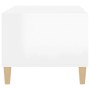 Glossy white plywood coffee table 89.5x50x40 cm by vidaXL, Coffee table - Ref: Foro24-812660, Price: 51,99 €, Discount: %