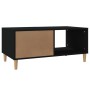 Mesa de centro madera contrachapada negro 89,5x50x40 cm de vidaXL, Mesas de centro - Ref: Foro24-812655, Precio: 62,99 €, Des...