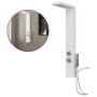 White Aluminum Shower Panel System by vidaXL, Jet nozzles for bathtubs and showers - Ref: Foro24-151415, Price: 131,77 €, Dis...