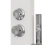 White Aluminum Shower Panel System by vidaXL, Jet nozzles for bathtubs and showers - Ref: Foro24-151415, Price: 131,77 €, Dis...