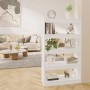 White engineered wood shelf/divider 80x30x135 cm by vidaXL, Bookcases and shelves - Ref: Foro24-811709, Price: 62,79 €, Disco...