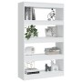 White engineered wood shelf/divider 80x30x135 cm by vidaXL, Bookcases and shelves - Ref: Foro24-811709, Price: 62,99 €, Disco...