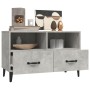 Concrete gray plywood TV cabinet 80x36x50 cm by vidaXL, TV Furniture - Ref: Foro24-812595, Price: 50,36 €, Discount: %