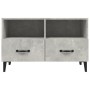 Concrete gray plywood TV cabinet 80x36x50 cm by vidaXL, TV Furniture - Ref: Foro24-812595, Price: 50,36 €, Discount: %