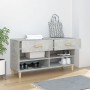 Mueble zapatero madera contrachapada gris hormigón 102x35x55 cm de vidaXL, Zapateros y organizadores de calzado - Ref: Foro24...