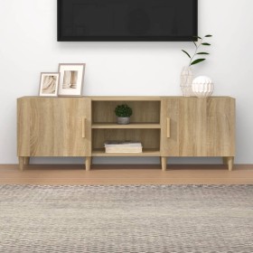 Mueble para TV madera contrachapada roble sonoma 150x30x50 cm de vidaXL, Muebles TV - Ref: Foro24-812621, Precio: 103,15 €, D...