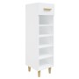 Mueble zapatero de madera contrachapada blanco 30x35x105 cm de vidaXL, Zapateros y organizadores de calzado - Ref: Foro24-812...